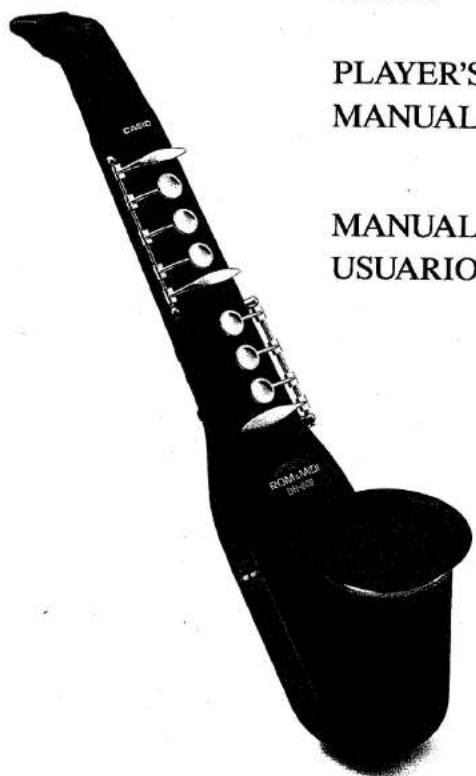 PLAYER'S MANUAL MANUAL USUARIO