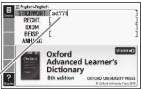 English-English STICHWORT [ad??t] RECHT. [ IDIOM BEISP. ANHUNG Oxford Advanced Learner's Dictionary 8th edition OXFORD UNIVERSITY PRESS © Oxford University Press 2016