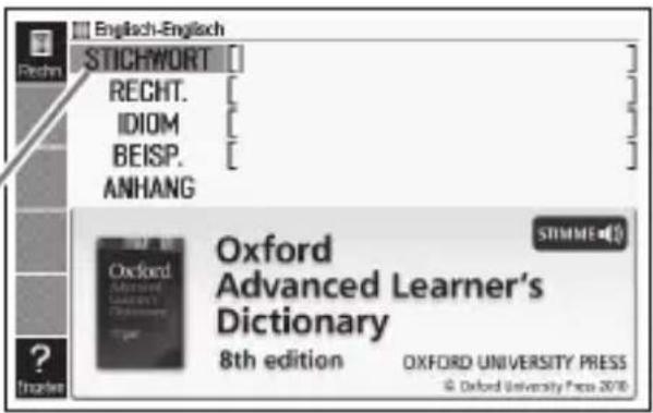 English-English STICHWORT RECHT. [ IDIOM BEISP. ANHANG Oxford Advanced Learner's Dictionary 8th edition OXFORD UNIVERSITY PRESS © Oxford University Press 2016