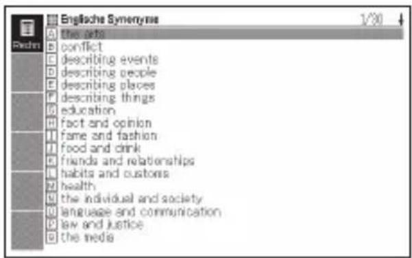 CASIO EW-G6500CP - Suchen von Quasi- Synonymen nach Kategorie - 1