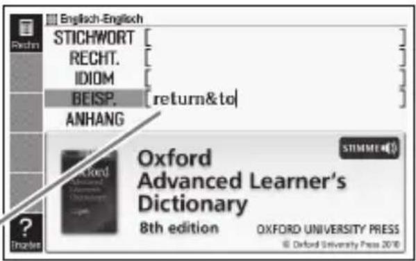 English-English STICHWORT RECHT. IDIOM BEISP. ANHANG Oxford Advanced Learner's Dictionary 8th edition OXFORD UNIVERSITY PRESS © Oxford University Press 2010