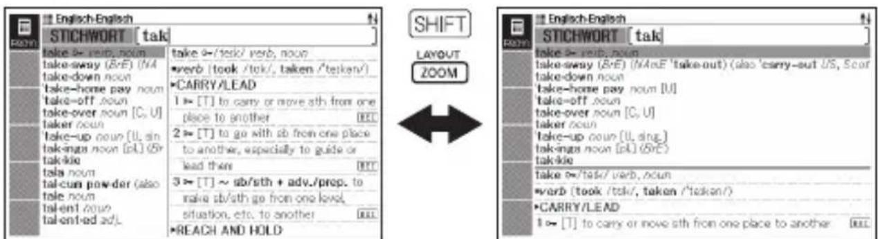 CASIO EW-G6500CP - ■ Umschalten der Vorschaufenster-Position - 1