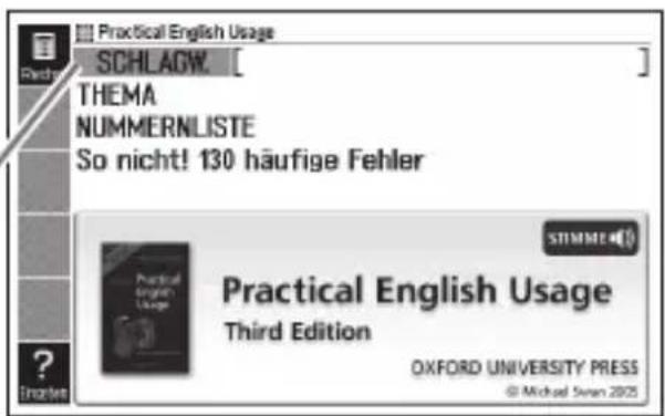 Practical English Usage SCHLAGW. THEMA NUMMERNLISTE So nicht! 130 häufige Fehler Practical English Usage Third Edition STIMME Practical English Usage Third Edition OXFORD UNIVERSITY PRESS © Michael Sven 2005
