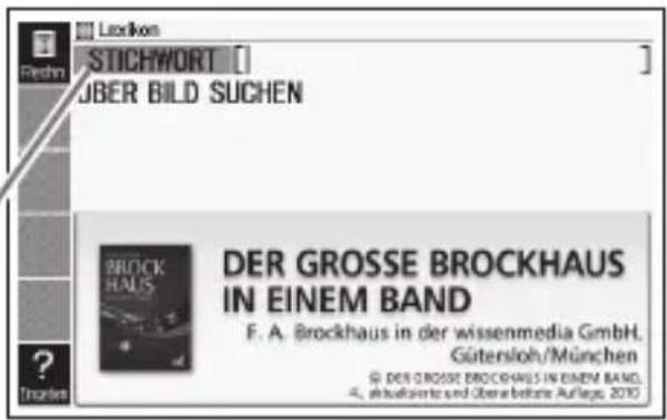 LEDIKON STICHWORT JÜBER BILD SUCHEN DER GROSSE BROCKHAUS IN EINEM BAND F. A. Brockhaus in der wissenmedia GmbH, Gütersloh/München © DER GROSSE BROCKHAUS IN EINEM BAND. 4. abzufaverte und Oberarbeitete Auflags 2010