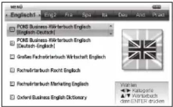 MENU Englisch1 Eng2 Fra Spa Isa Dau And Prakt PONS Business-Wörterbuch Englisch [Englisch-Deutsch] PONS Business-Wörterbuch Englisch [Deutsch-Englach] Großes Fachwörterbuch Wirtschaft Englisch Fachwörterbuch Recht Englisch Fachwörterbuch Marketing Englisch Oxford Business English Dictionary Wahlen ►► Kategorie ▲▼ Wörterbuch dem ENTER drücken