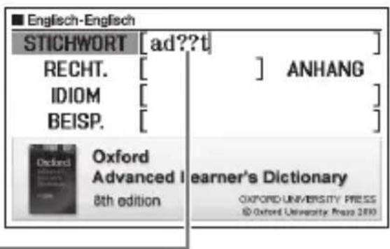 Englisch-Englisch STICHWORT [ad??t] RECHT. [ ] ANHANG IDIOM [ ] BEISP. [ ] Oxford Advanced I 8th edition earner's Dictionary OXFORD UNIVERSITY PRESS © Oxford University Press 2010