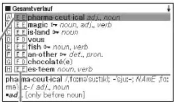 Gesamtverlauf A E E pharma-ceutical adj., noun F E F magic o- noun, adj., verb C E F is-land o- noun D F D vous E E F fish o- noun, verb F E F an-other o- det., pron. G F D chocolate(e) H E F es-teem noun, verb pharma-ceutical /ˌfɔːməˈsuːtɪkt -sjuː-; NAmE ,fo: ma' u- / adj., noun ▪ad . [only before noun]