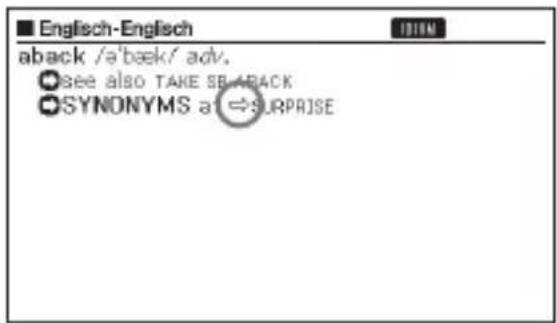 ■ Englisch-Englisch aback /a'baek/ adv. ●see also TAKE SBABACK ●SYNONYMS a1 ⇒ SURPRISE