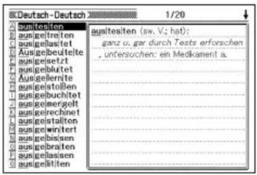 Ausitesiten (sw. V.; hat): ganz u. gar durch Tests erforschen , untersuchen: ein Medikament a.