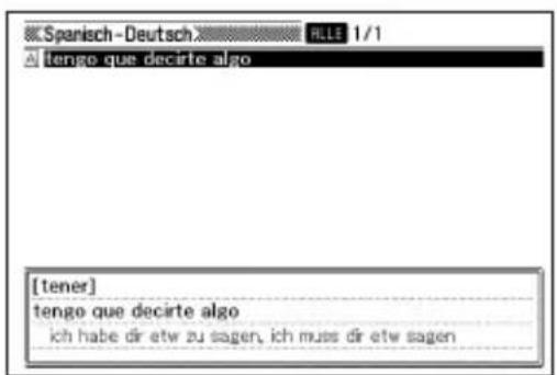 [tener] tengo que decirte algo ich habe dir etw zu sagen, ich muss dir etw sagen