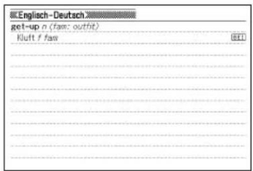 Englisch-Deutsch get-up n (faw: outfit) Kluft f saw BET