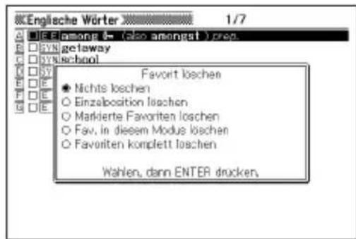 Englache Wörter 1/7 among (also amongst) pre getaway school Favort loschen Nichts loschen Einzelposition loschen Markierte Favoriten loschen Fav. in diesem Modus loschen Favoriten komplett loschen Wahlen, dann ENTER drucken.