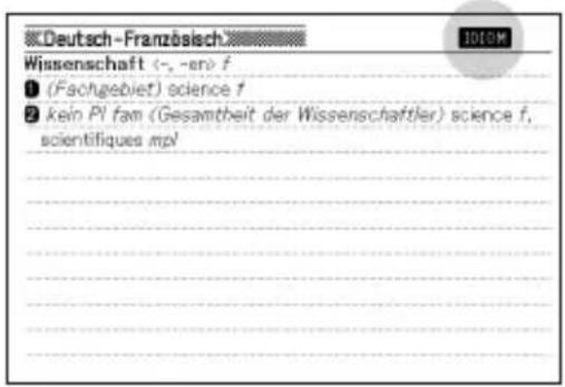 Deutsch-Französisch Wissenschaft (-,-er) f ① (Fachgebiet) science f ② kein PI fam (Gesamtbet der Wissenschaftler) science f, scientifiques mpl