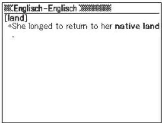 Englisch-Englisch [land] •She longed to return to her native land