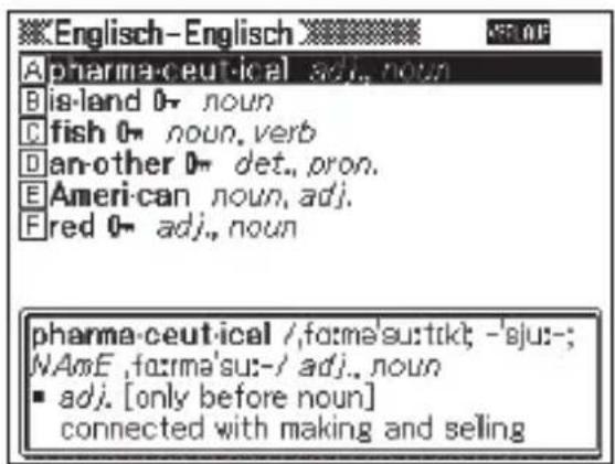 English-English A pharma-ceutical adj., noun B is-land 0- noun C fish 0- noun, verb D an-other 0- det., pron. E Ameri-can noun, adj. F red 0- adj., noun pharma-ceutical /,forma'su:tkt; -'sju:-; NAmE ,forma'su:-/ adj., noun ■ adj. [only before noun] connected with making and selling