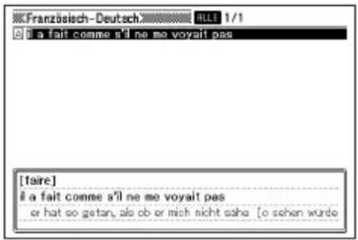 Französisch-Deutsch a fait comme s'il ne me voyait pas [faire] a fait comme s'il ne me voyait pas or hat so getan, als ob or mich nicht sahe [o sehen wurde