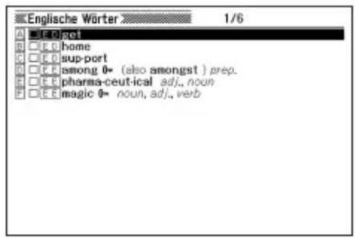 Englische Wörter 1/6 A E4001 B E4 home C E4 sup-port D E4 among 0* (also amongst ) prep. E E4 pharma-ceutical adj., noun F E4 magic 0* noun, adj., verb