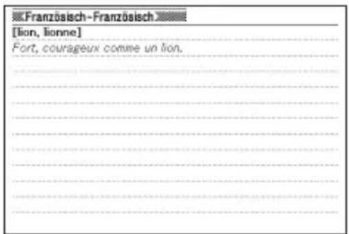 Französisch-Französisch [lion, lionne] Fort, courageux comme un lion.