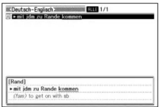 [Rand] • mit jdm zu Rande kommen (faw) to get on with sb