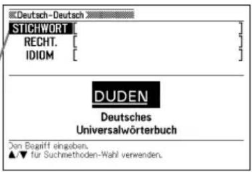 Deutsch-Deutsch STICHWORT RECHT. IDIOM DUDEN Deutsches Universalwörterbuch Don Begriff eingeben. ▲/▼ für Suchmethoden-Wahl verwenden.