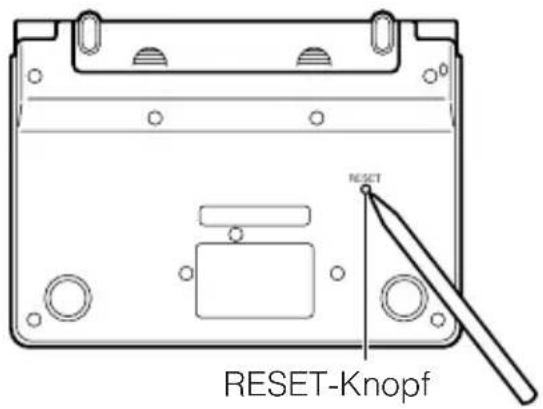 RESET RESET-Knopf