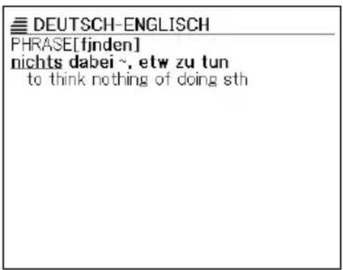 CASIO EW-G2000 - Nachschlagen von Phrasen - 3