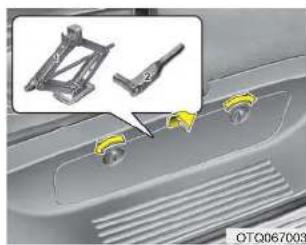 HYUNDAI H-1 Grand Starex (2008) - IM FALL EINER REIFENPANNE - 1