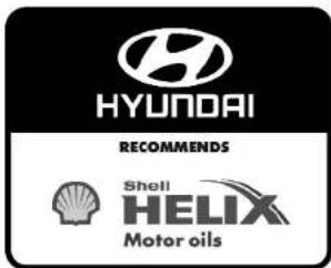 HYUNDAI RECOMMENDS Shell HELIX Motor oils