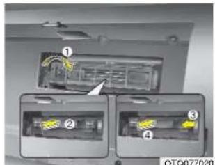 HYUNDAI H-1 Grand Starex (2008) - LUFTFILTER DES KLIMASYSTEMS (AUSSTATTUNGSABHÄNGIG) - 4