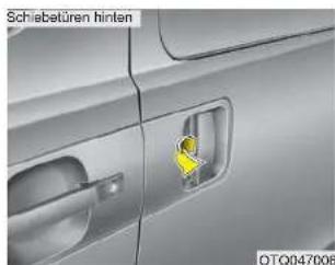 Schiebetüren hinten OTQ047006