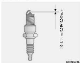 1,0-1,1 mm (0,039-0,043in.) C060A01L