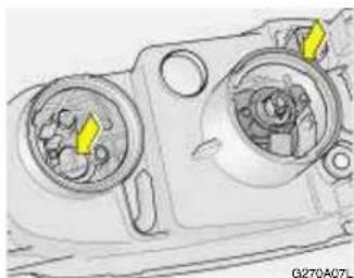 HYUNDAI Grandeur (2004) - SCHEINWERFER UND VORDERE BLINKERLEUCHTE - 6