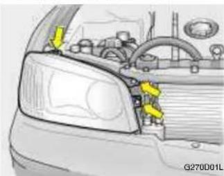 HYUNDAI Grandeur (2004) - SCHEINWERFER UND VORDERE BLINKERLEUCHTE - 9