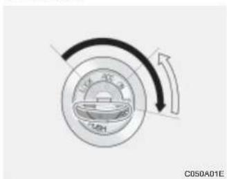 HYUNDAI Grandeur (2004) - Abziehen des Zündschlüssels (Schaltgetriebe) - 2