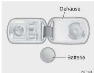 Gehäuse Batterie HEF193