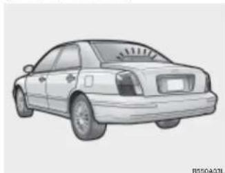 HYUNDAI Grandeur (2004) - ZUSÄTZLICHE ERHÖHTE BREMSLEUCHTE - 1