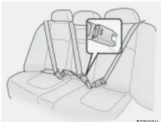HYUNDAI Grandeur (2004) - Einstellung der Sicherheitsgurte - 5