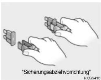 "Sicherungsabziehvorrichtung" HXGS416