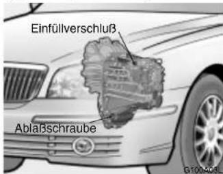 Einfüllverschluß Ablaßschraube