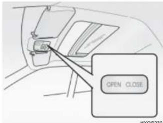 HYUNDAI Grandeur (2004) - Öffnen des Schiebedachs - 1