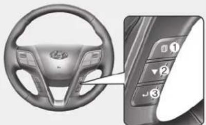 HYUNDAI Grand Santa Fe (2017) - Steuerung des LCD-Displays - 1