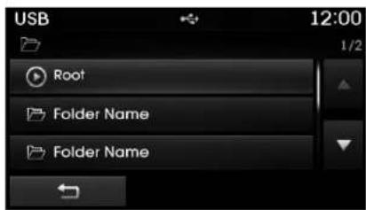 USB 12:00 Root Folder Name Folder Name