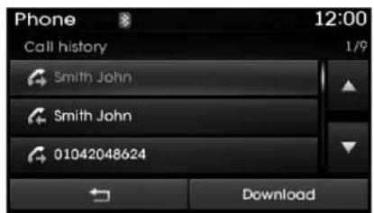Phone 12:00 Call history 1/9 Smith John Smith John 01042048624 Download