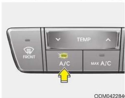 FRONT TEMP A/C MAX A/C ODM0422840