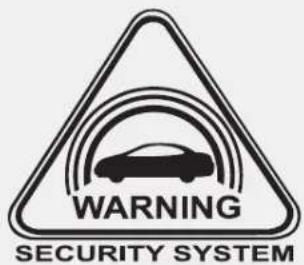 WARNING SECURITY SYSTEM