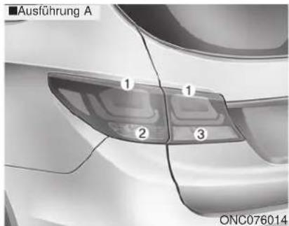 Ausführung A 1 1 2 3 ONC076014