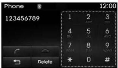 Phone 123456789 12:00 1 2 3 GND GND 4 5 6 GND INT VND 7 8 9 ROR RIO WOY * 0 # Delete