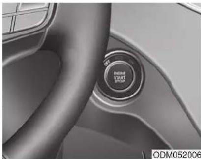 HYUNDAI Grand Santa Fe (2017) - Beleuchteter Engine Start/Stop-Knopf - 1