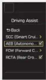 HYUNDAI Grand Santa Fe (2017) - Systemeinstellung und - aktivierung - 1
