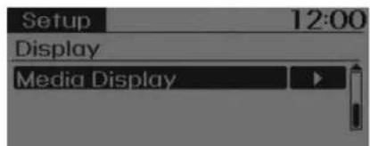 Setup 12:00 Display Media Display